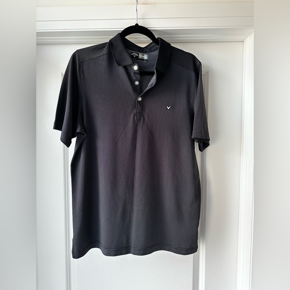 Callaway Men's Black Polo Golf Shirt